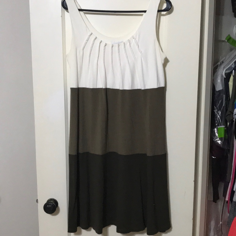 London Times Color Blocked Dress